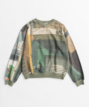 【26AUTUMN PRE-ORDER】Cityscape Photo Sweatshirt Top
