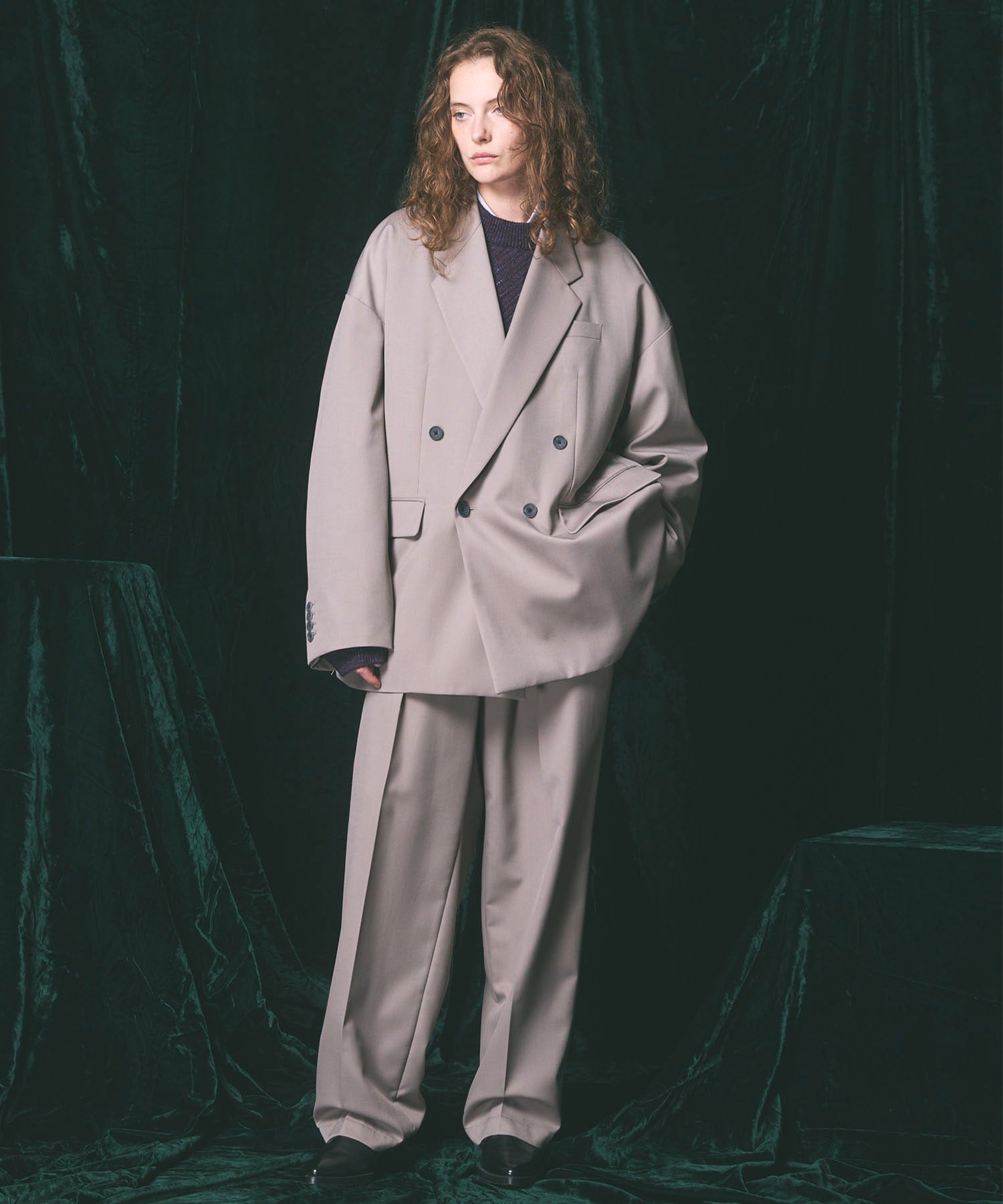 울 믹스 스무드 프라임 넓은 1짜리 넓은 바지