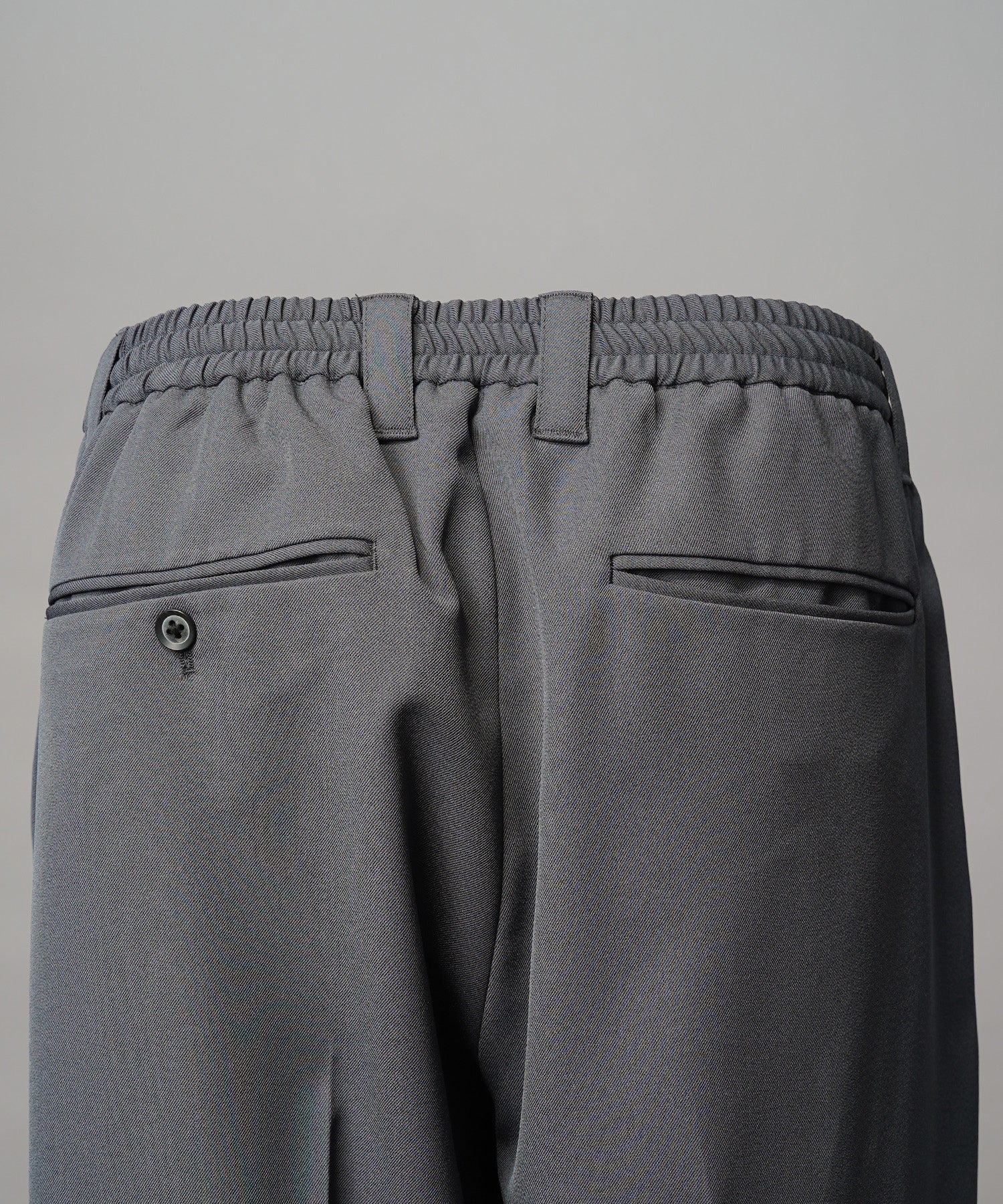 4 Colors Chambray Washable Wool Peaked Lapel Double Breasted Jacket