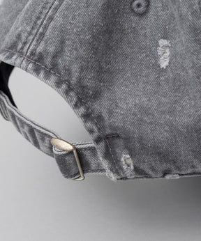 Chemical Over-Dye Reverse Logo Damage Cap