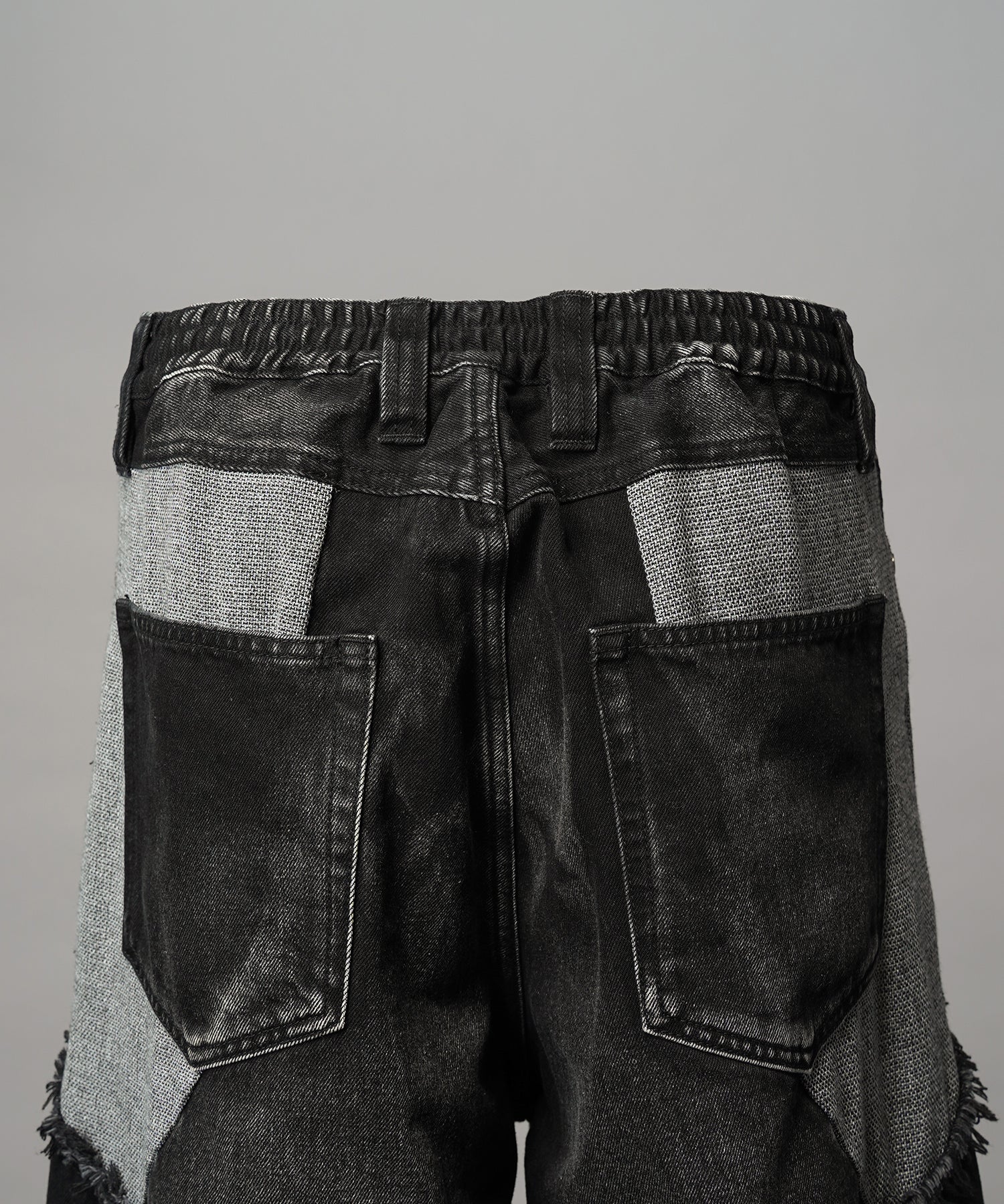 4 Colors Chambray Washable Wool Peaked Lapel Double Breasted Jacket