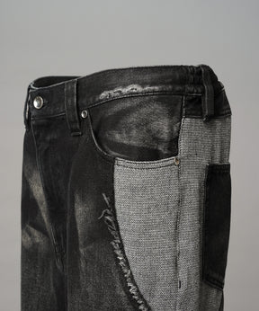 4 Colors Chambray Washable Wool Peaked Lapel Double Breasted Jacket