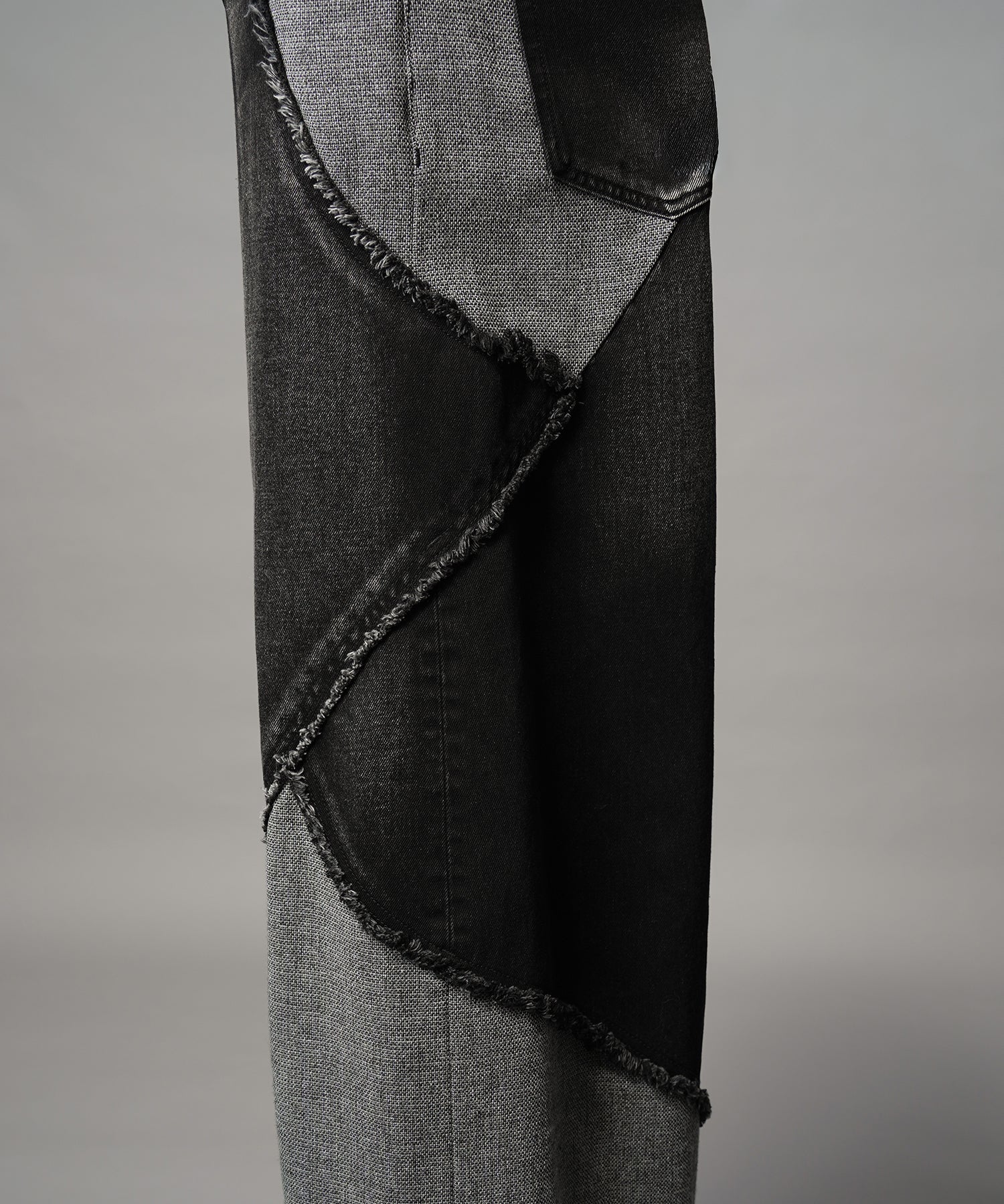 4 Colors Chambray Washable Wool Peaked Lapel Double Breasted Jacket