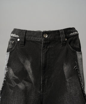 4 Colors Chambray Washable Wool Peaked Lapel Double Breasted Jacket