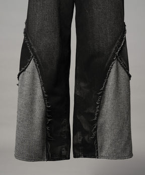 4 Colors Chambray Washable Wool Peaked Lapel Double Breasted Jacket