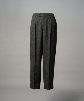 4 Colors Chambray Washable Wool Peaked Lapel Double Breasted Jacket