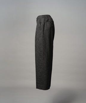 4 Colors Chambray Washable Wool Peaked Lapel Double Breasted Jacket