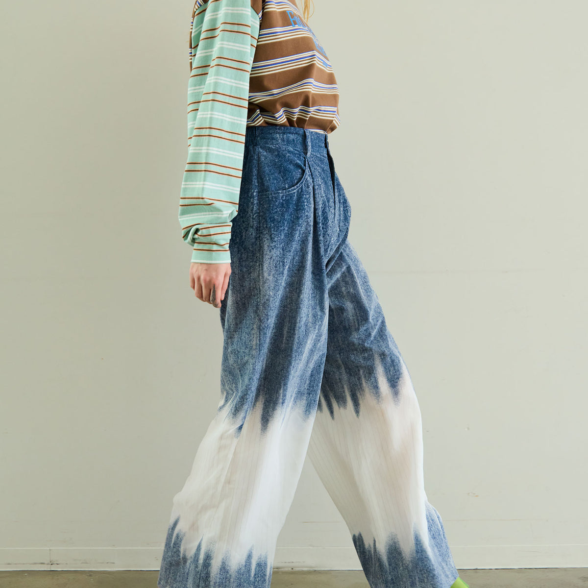 Flocky Denim Pants