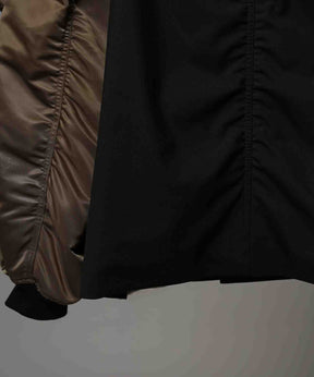 4 색 샹 브레이 세탁 가능한 양모 피크 라펠 더블 가슴 재킷