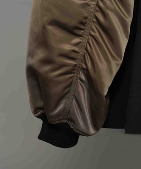 4 색 샹 브레이 세탁 가능한 양모 피크 라펠 더블 가슴 재킷