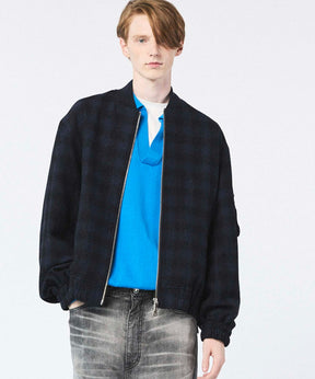 [Sale starts at 12:00 pm on Saturday, September 13th] [Italian Dead Stock Fabric] Prime-Over MA-1 Bomber Jacket