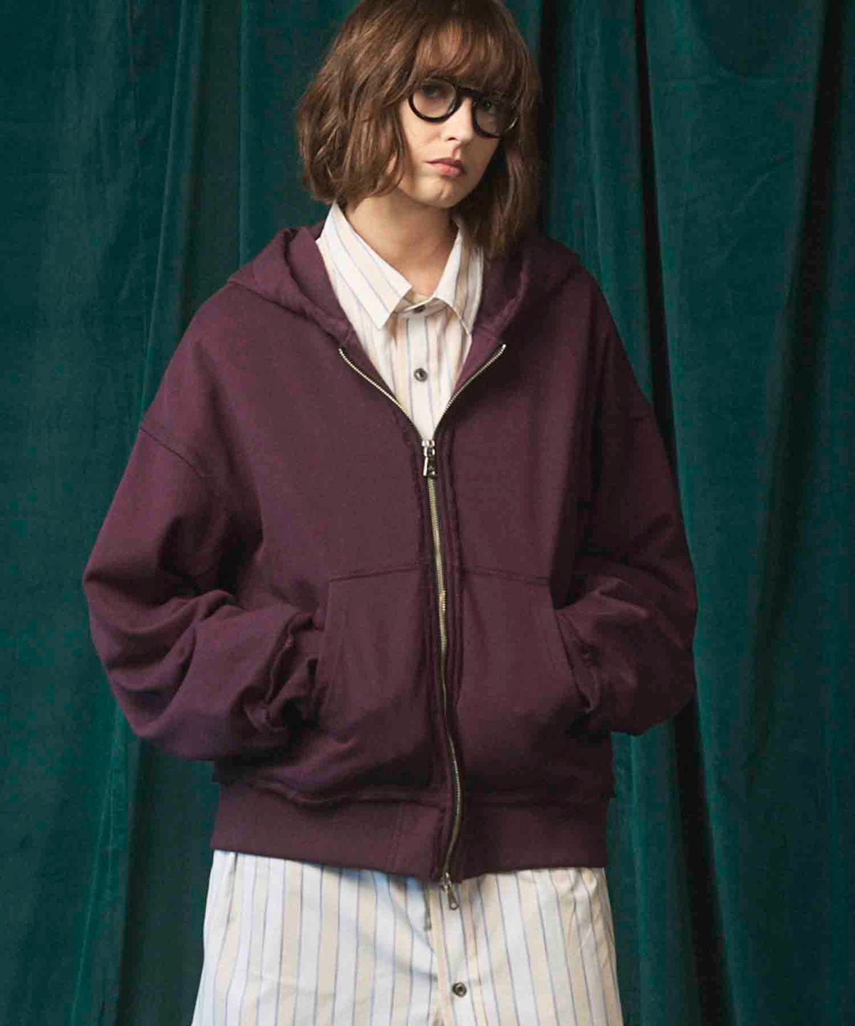 Prime-Over Gathered Hood Zip Parka