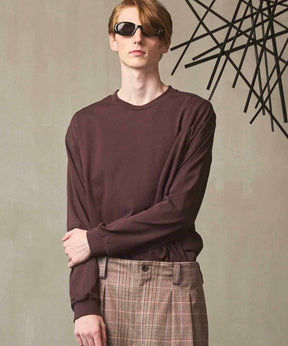 Artist Graphical Embroidery Prime-Over Crew Neck Long Sleeve T-Shirt