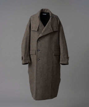 [9/27 (Fri) 12:00 Sales Start] [Italian Dead Stock Fabric] Prime-Over Stand Collar Coat