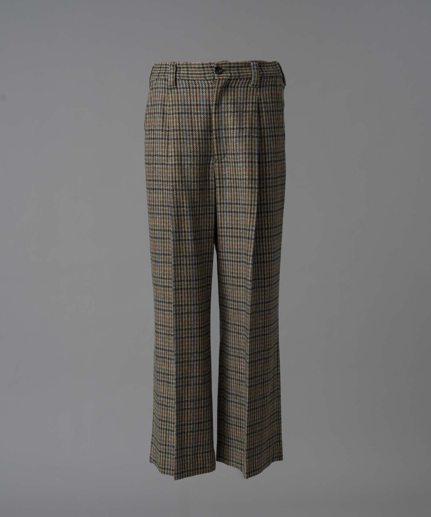 [Italian Dead Stock Fabric] ONE-TUCK WIDE PANTS (Copy)