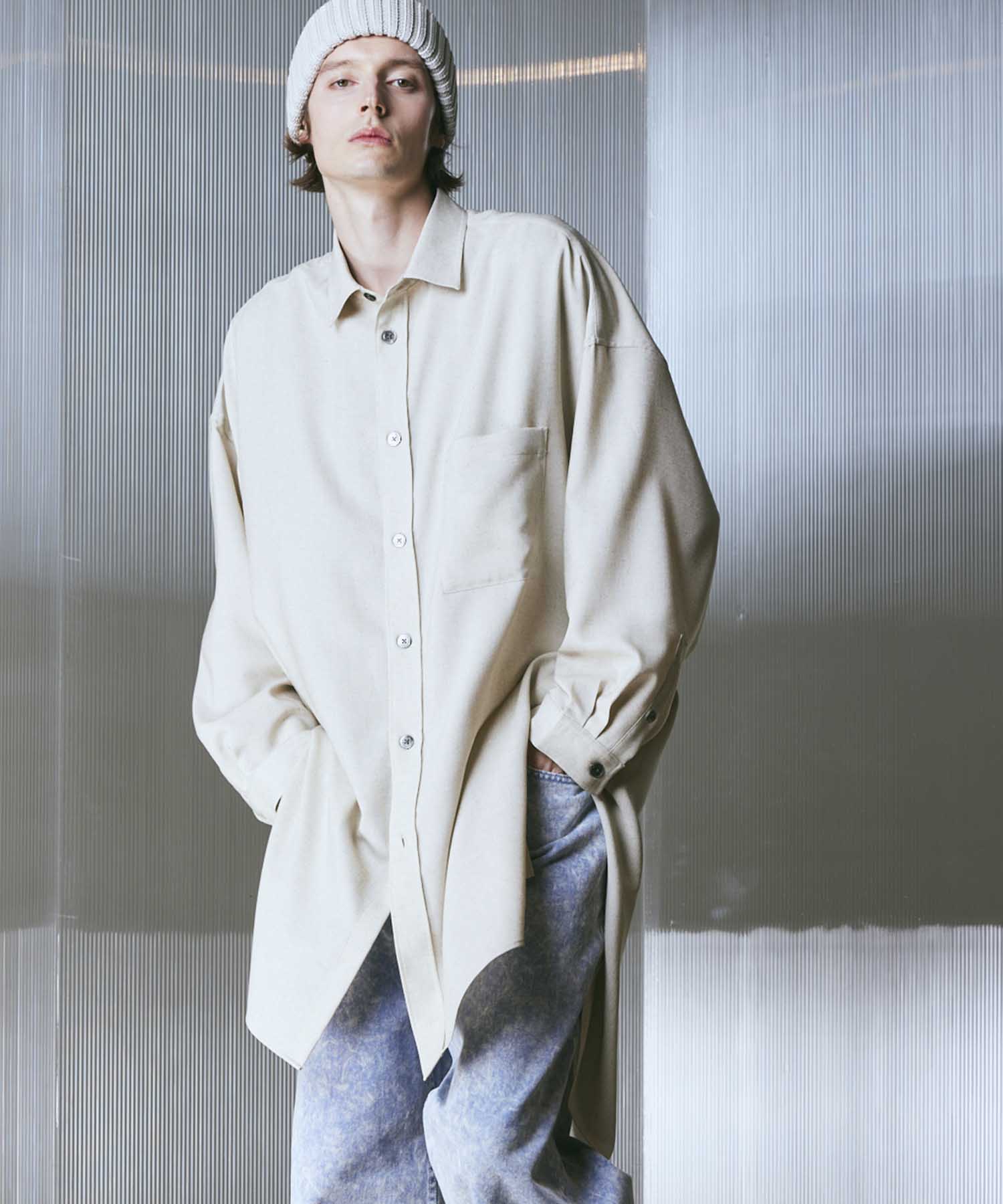 LIMITED EDITION】Prime-Over Maxi Shirt Coat