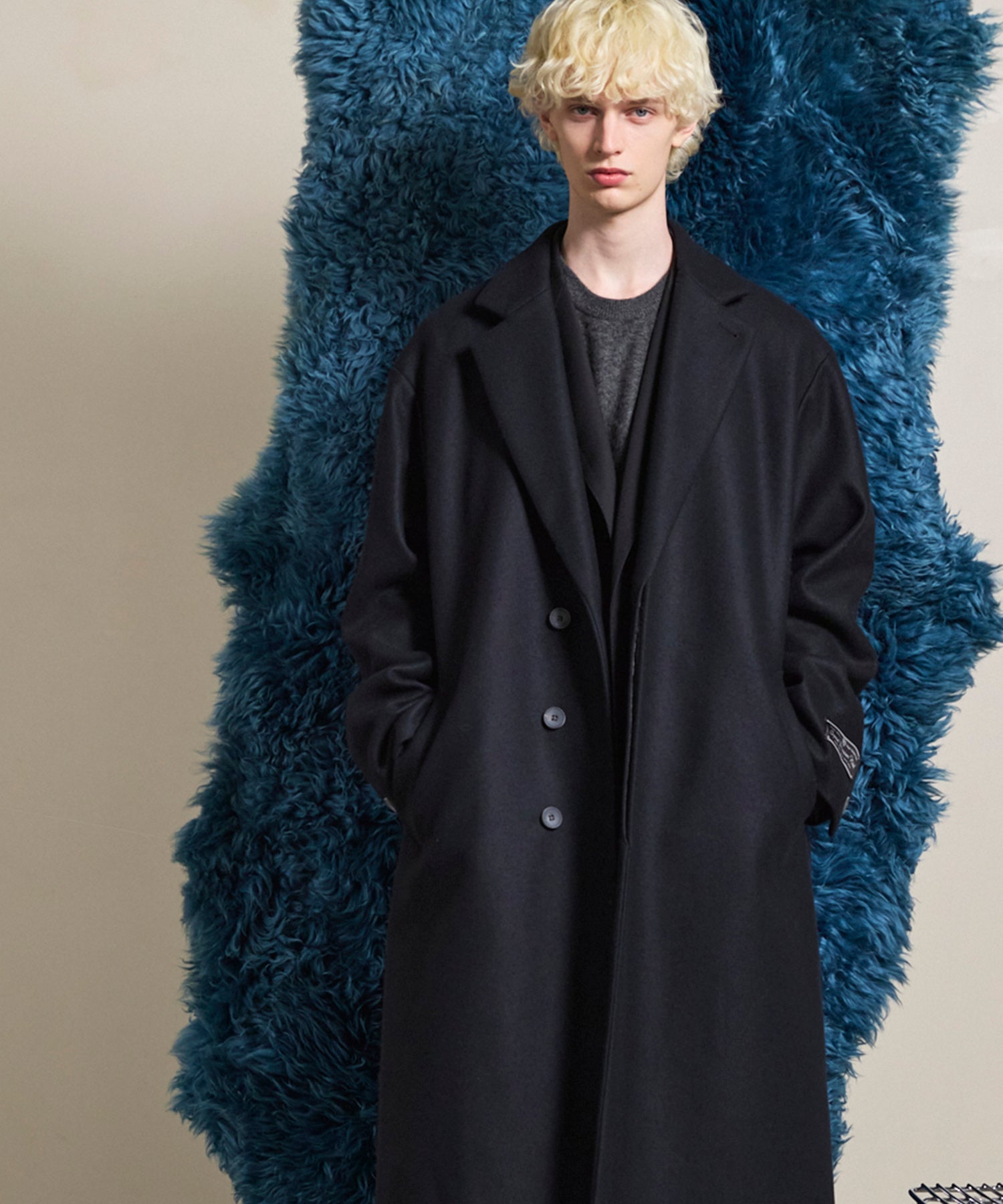 ジャケット・アウター Super140sPrimeOverMeltonChesterfieldCoat Super140s Prime-Over Melton Chesterfield Coat