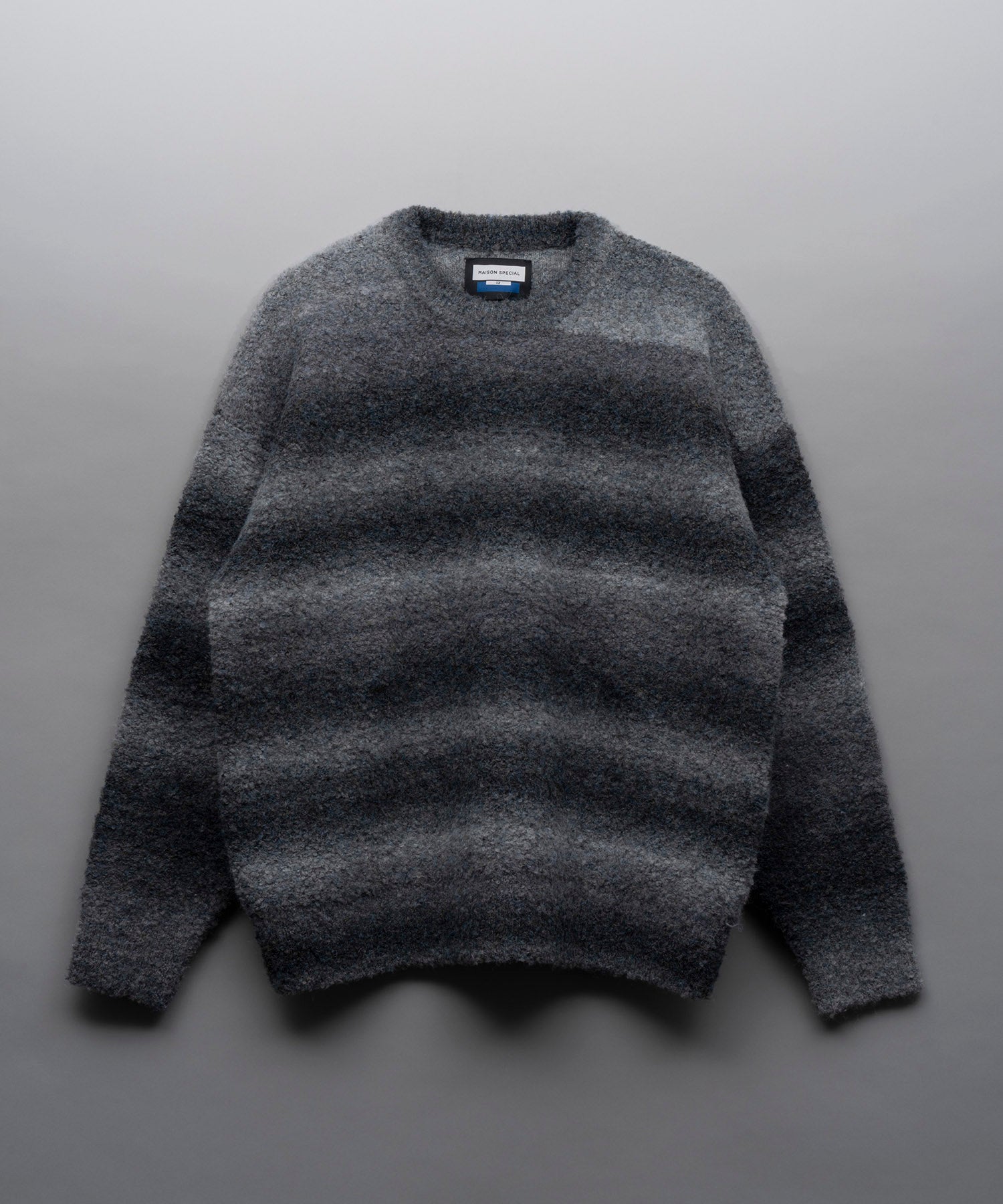 [24AW Pre-Order] 14g Milan Ribs Prime-Over Crew Neck Knit Pullover (copy)