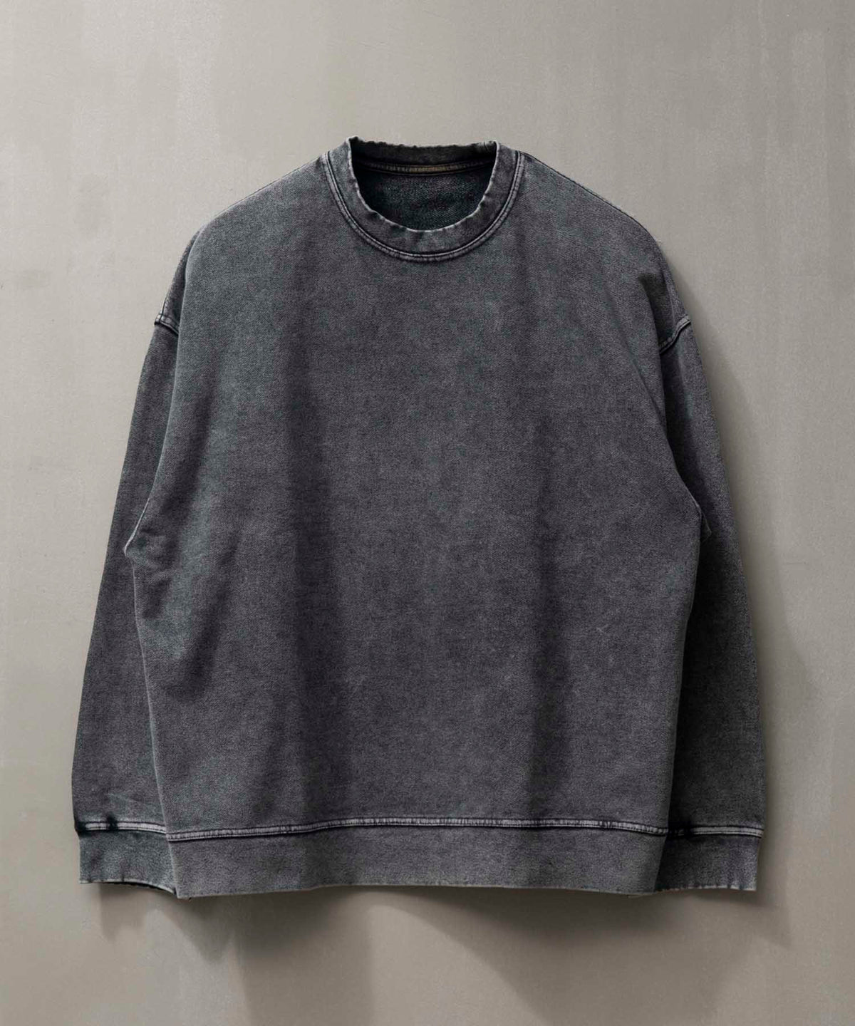 【23AW PRE-ORDER】Chemical Over-Dye Heavy-Weight Sweat Prime-Over Crew Neck Pullover
