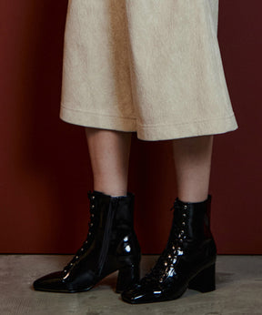 Lace-Up Short Boots