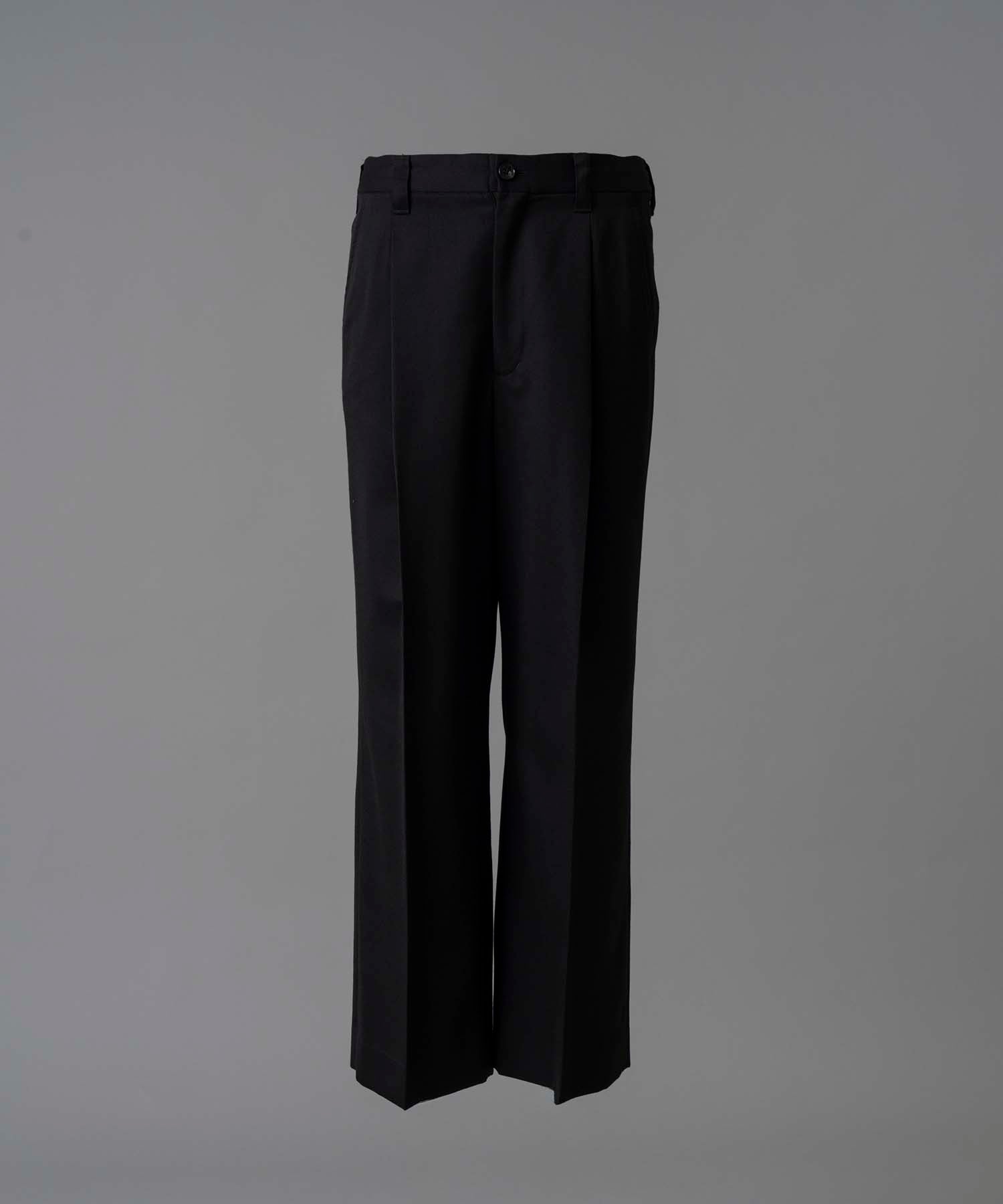 [Italian Dead Stock Fabric] ONE-TUCK WIDE PANTS (Copy)