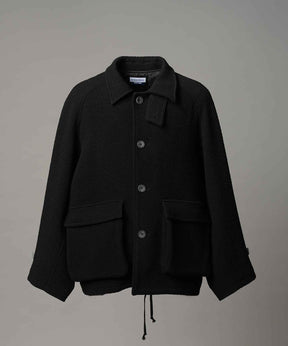 [이탈리아 데드 스톡 패브릭] 프라임 오버 라글란 슬리브는 칼레인 블루슨