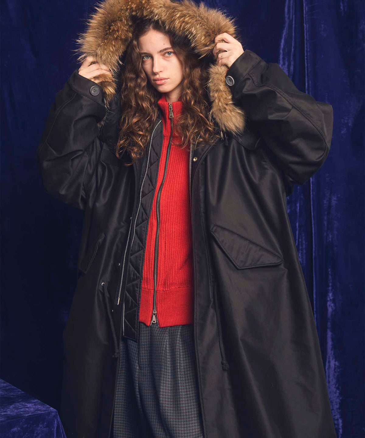 [24AW Pre-Order] SUPER140S Prime-Over Melton Balmachan Coat (Copy)