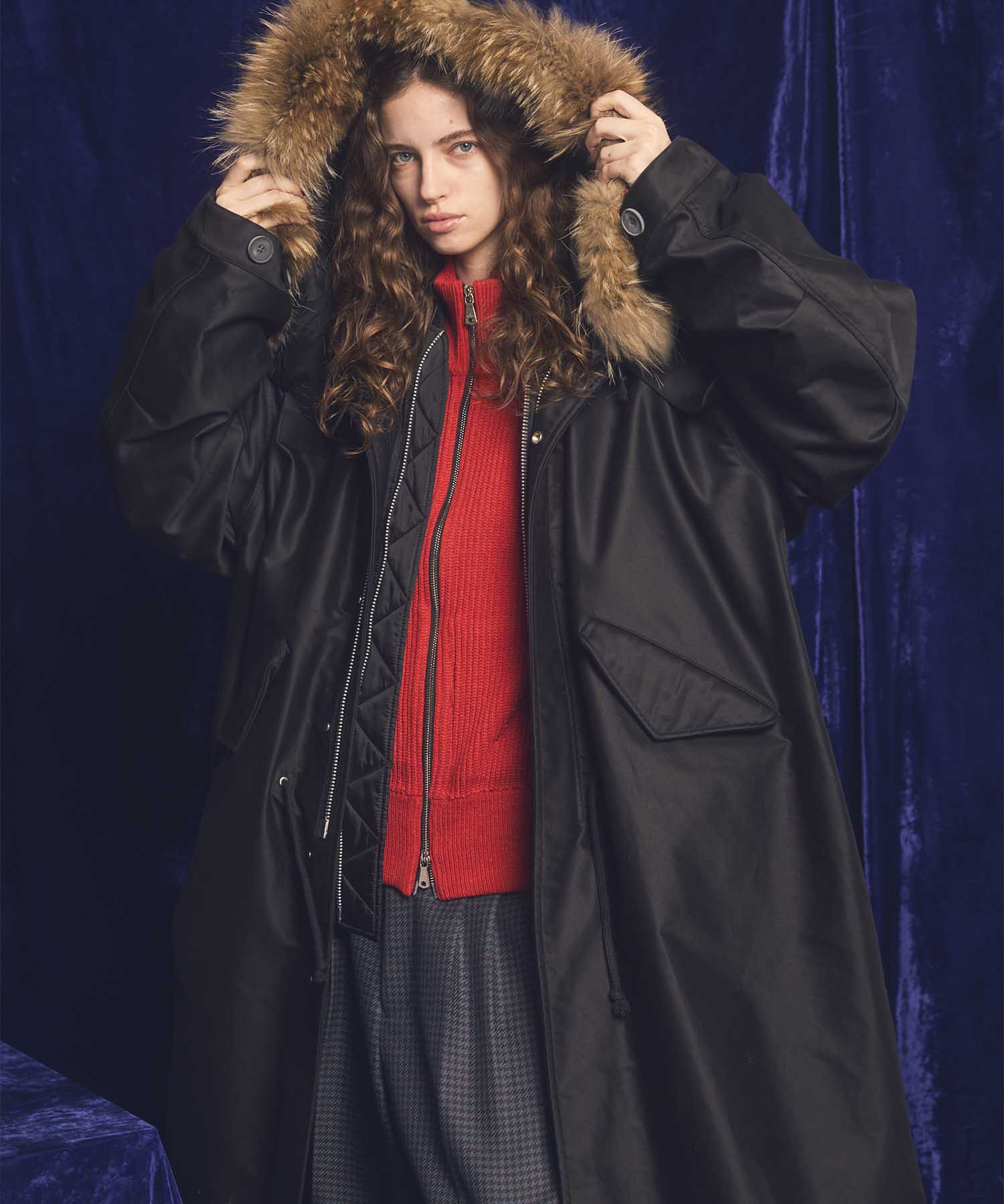 [24AW Pre-Order] SUPER140S Prime-Over Melton Balmachan Coat (Copy)