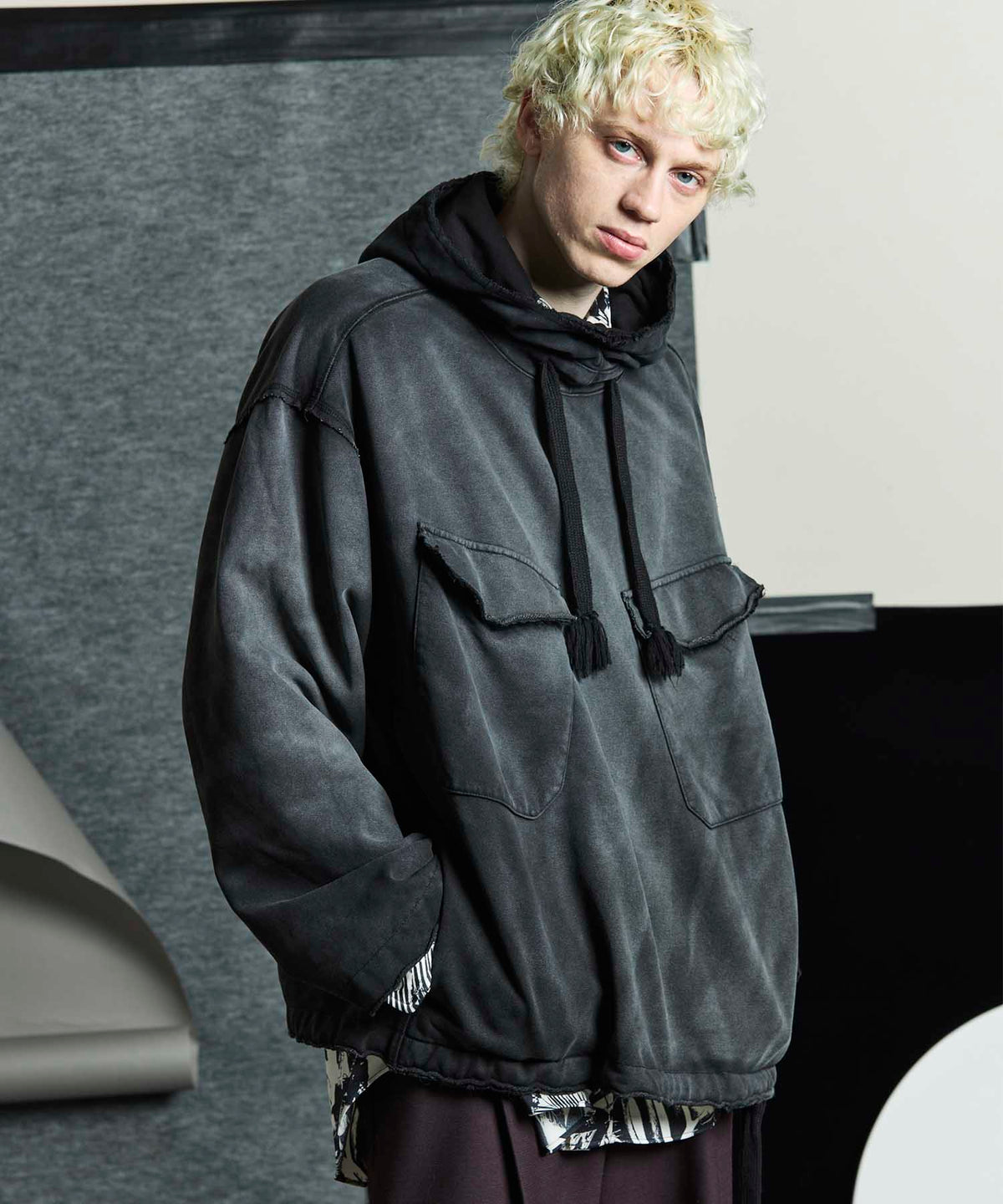 【24AW PRE-ORDER】Sandblasting Sweat Prime-Over Salvage Parka