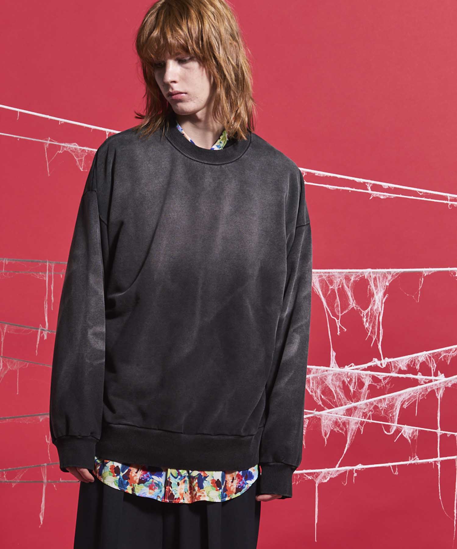 【24AW PRE-ORDER】Sandblasting Sweat Prime-Over Crew Neck Pullover