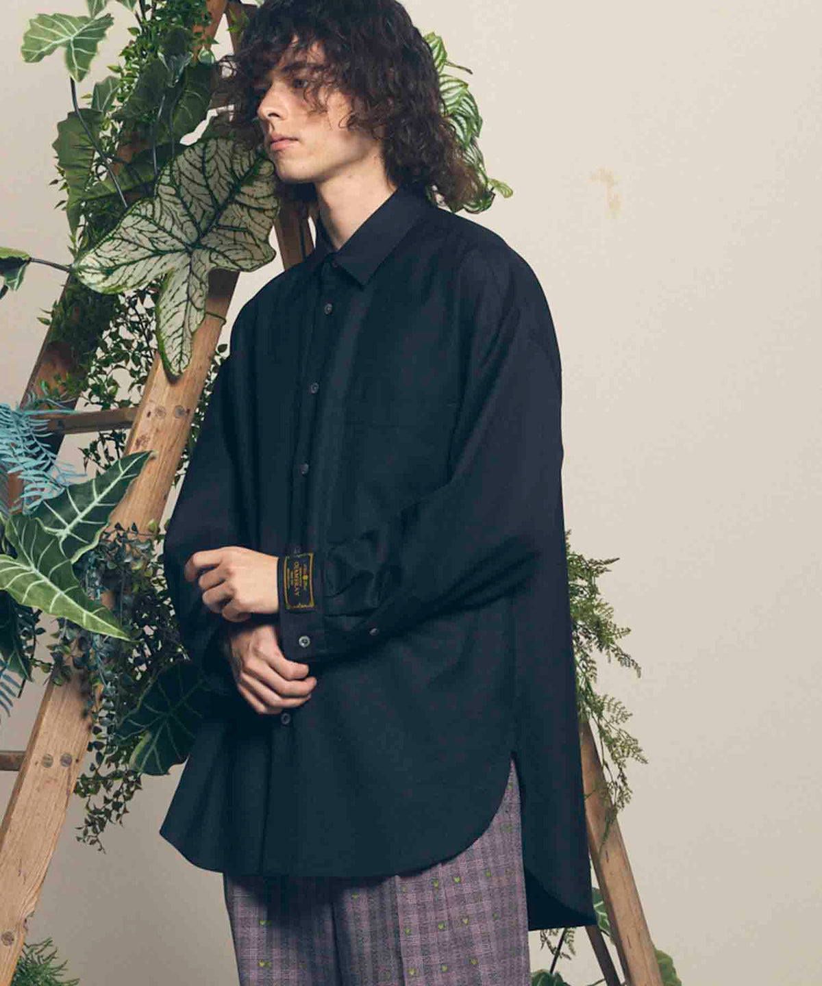 【25SS PRE-ORDER】4 Colors Chambray Washable Wool Prime-Over Shirt Coat