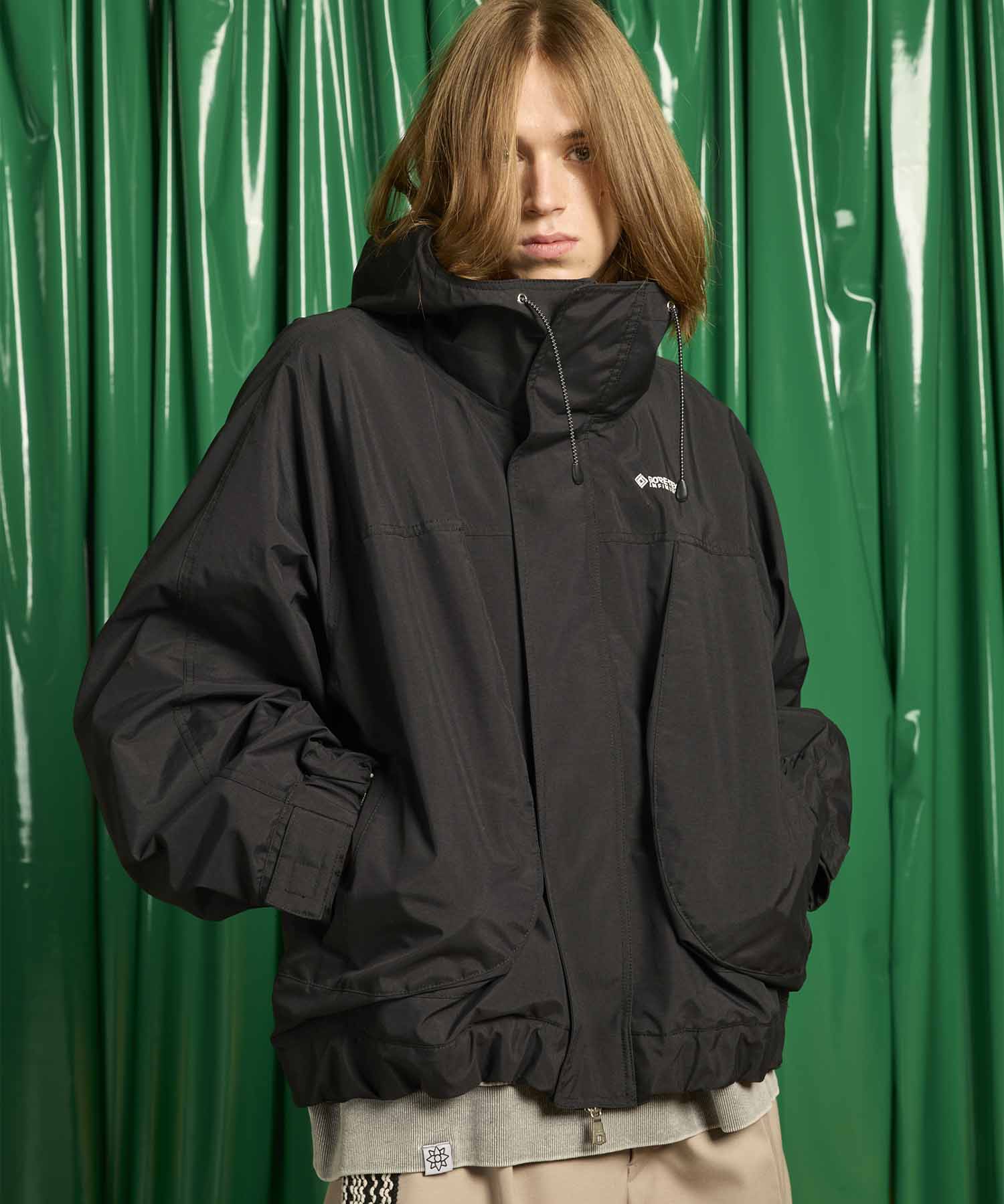 [Foxfire for Maison Special] Prime-Over CURVED ZIP HOOD BLOUSON