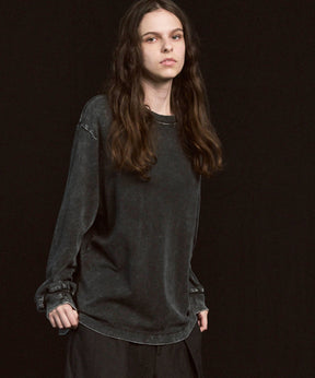 [ex] Prime-Ore-Ore-Ore-Ore-Over Smooth Crew Neck长袖T恤