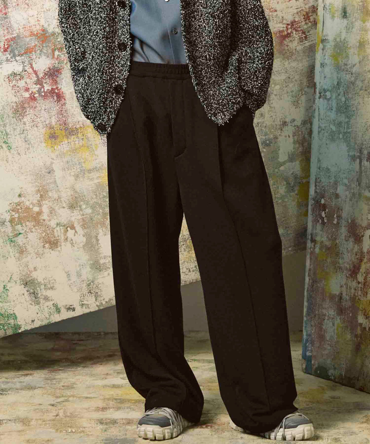 Premium Wool Prime-Wide Sweat pants