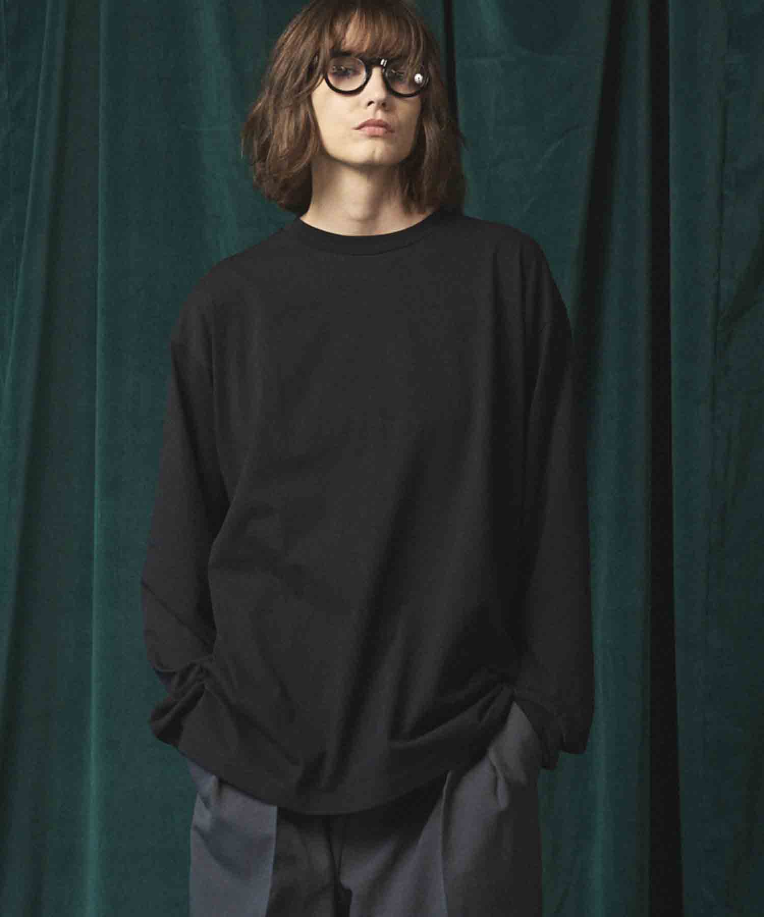 Artist Graphical Embroidery Prime-Over Crew Neck Long Sleeve T-Shirt