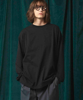 Artist Graphical Embroidery Prime-Over Crew Neck Long Sleeve T-Shirt