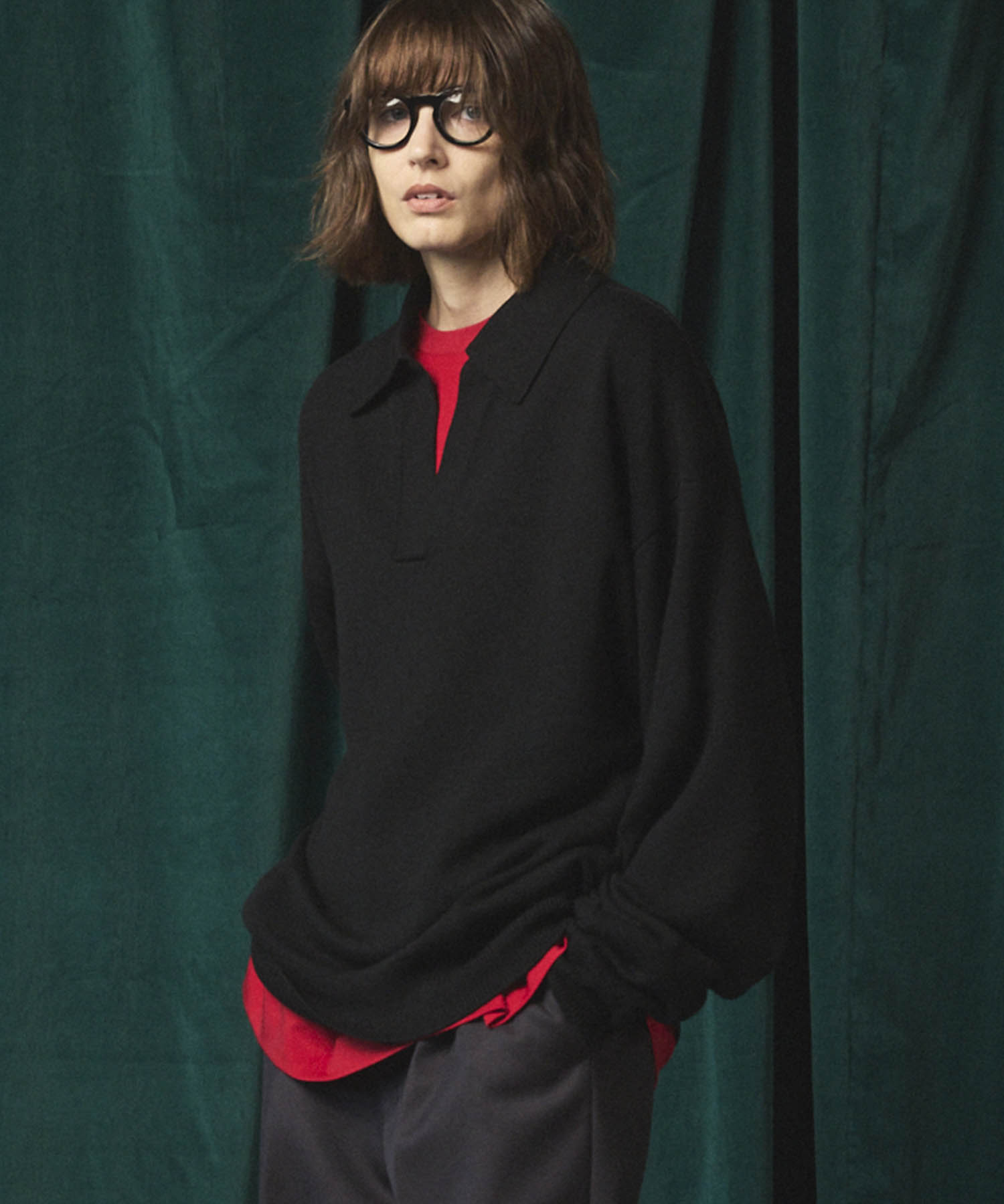 [25AW PRE-ORDER] Cashfeel Extra Fine Merino Wool Prime-Over Skipper Knit Pullover