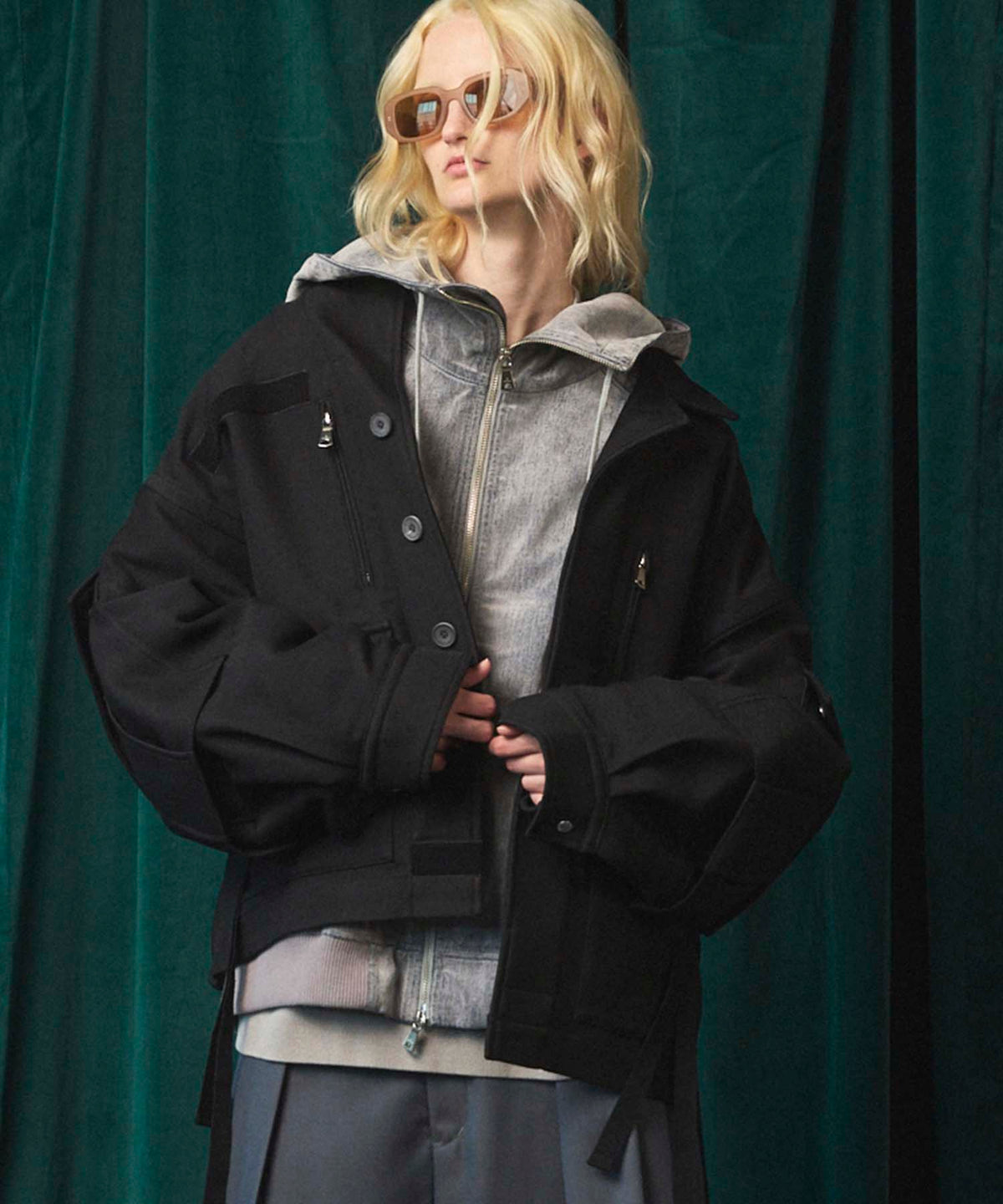 Prime-Over Cargo Big Poket Shirt Blouson