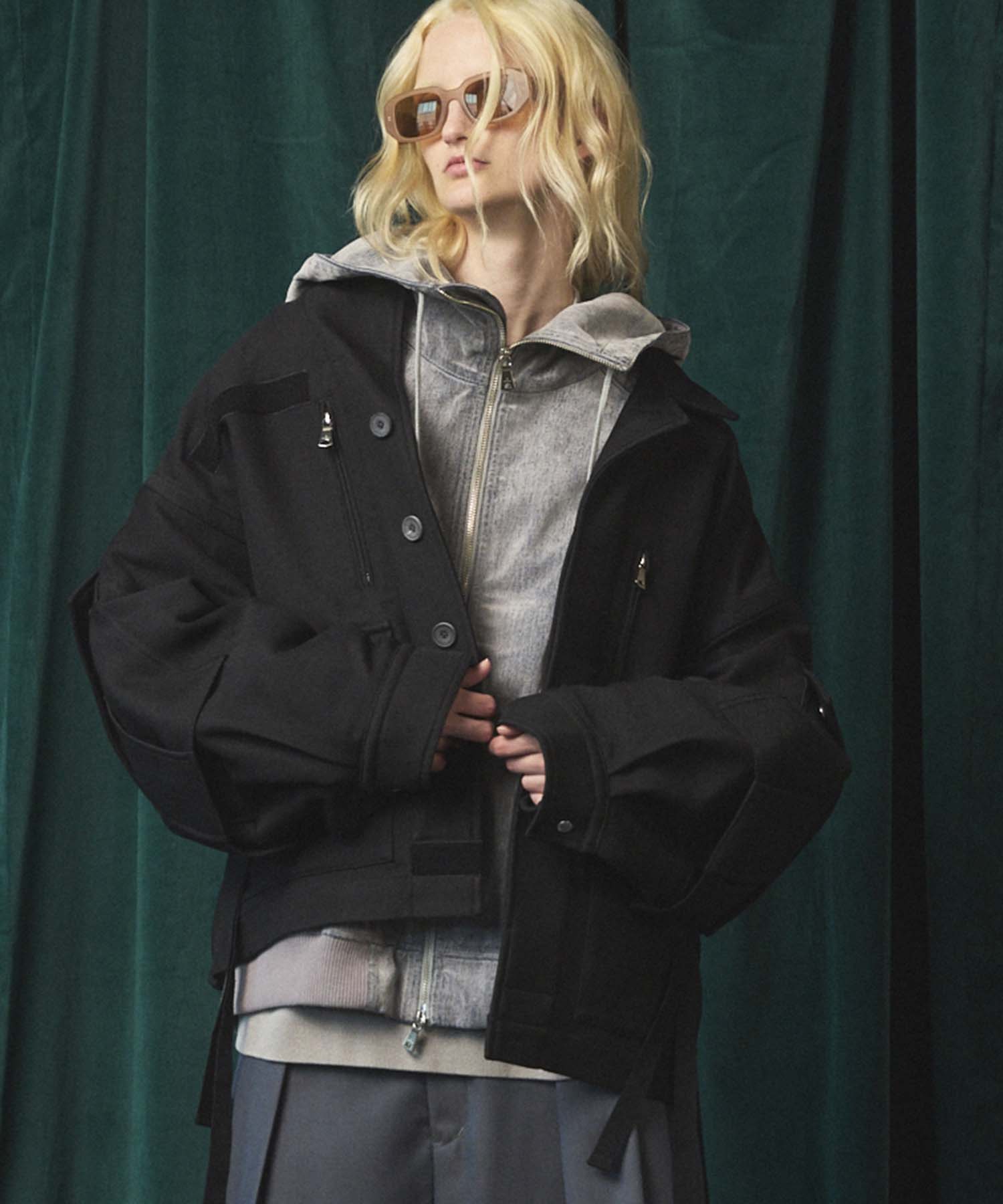 Prime-Over Cargo Big Poket Shirt Blouson