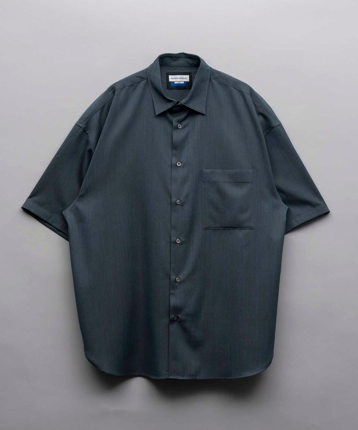 【24SS PRE-ORDER】High Count Wool Prime-Over Short Sleeve Shirt
