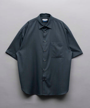 [SALE] High Count Wool Prime-Over Short Sleeve Shirt