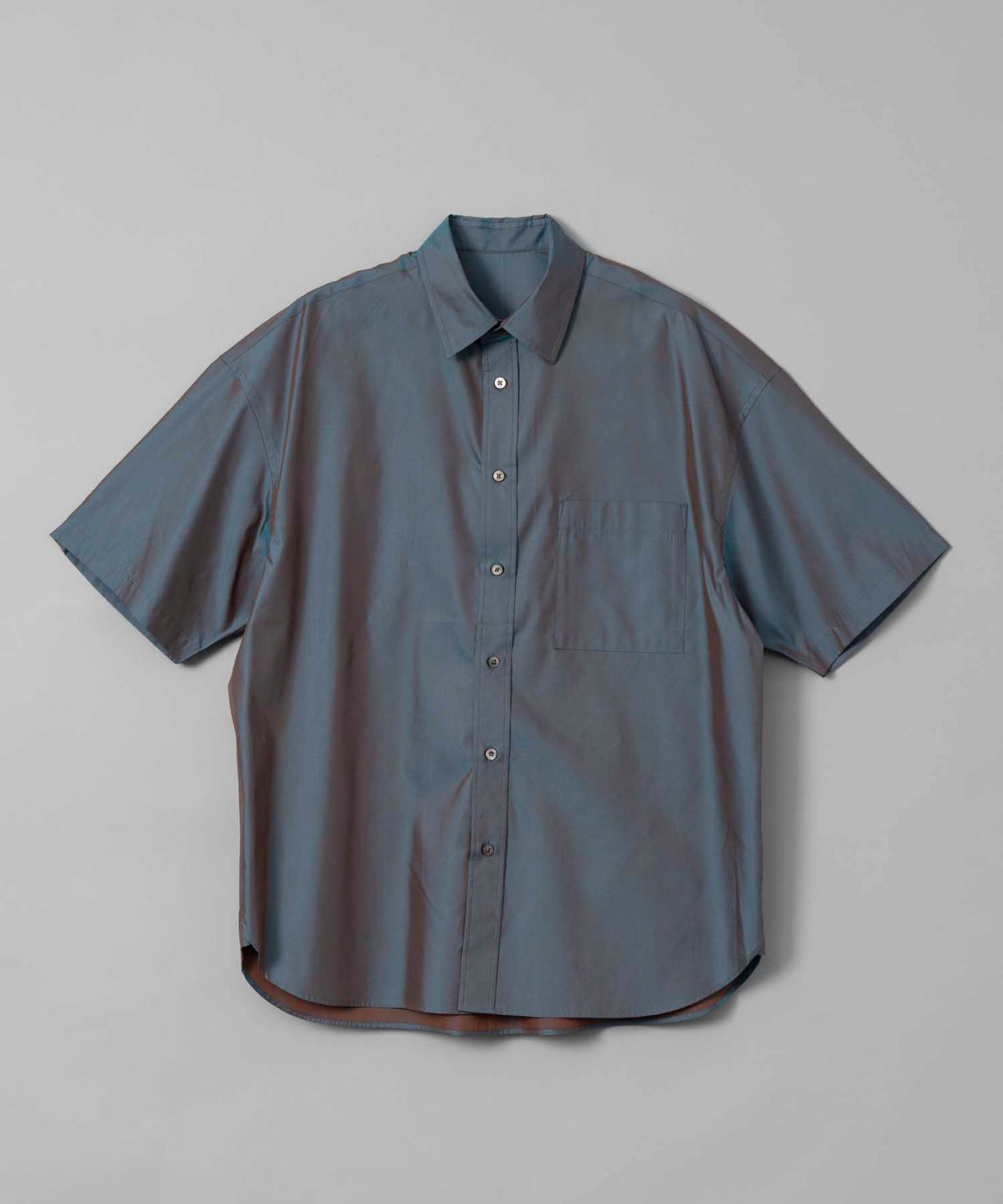 【24SS PRE-ORDER】Cotton Silk Prime-Over Short Sleeve Shirt