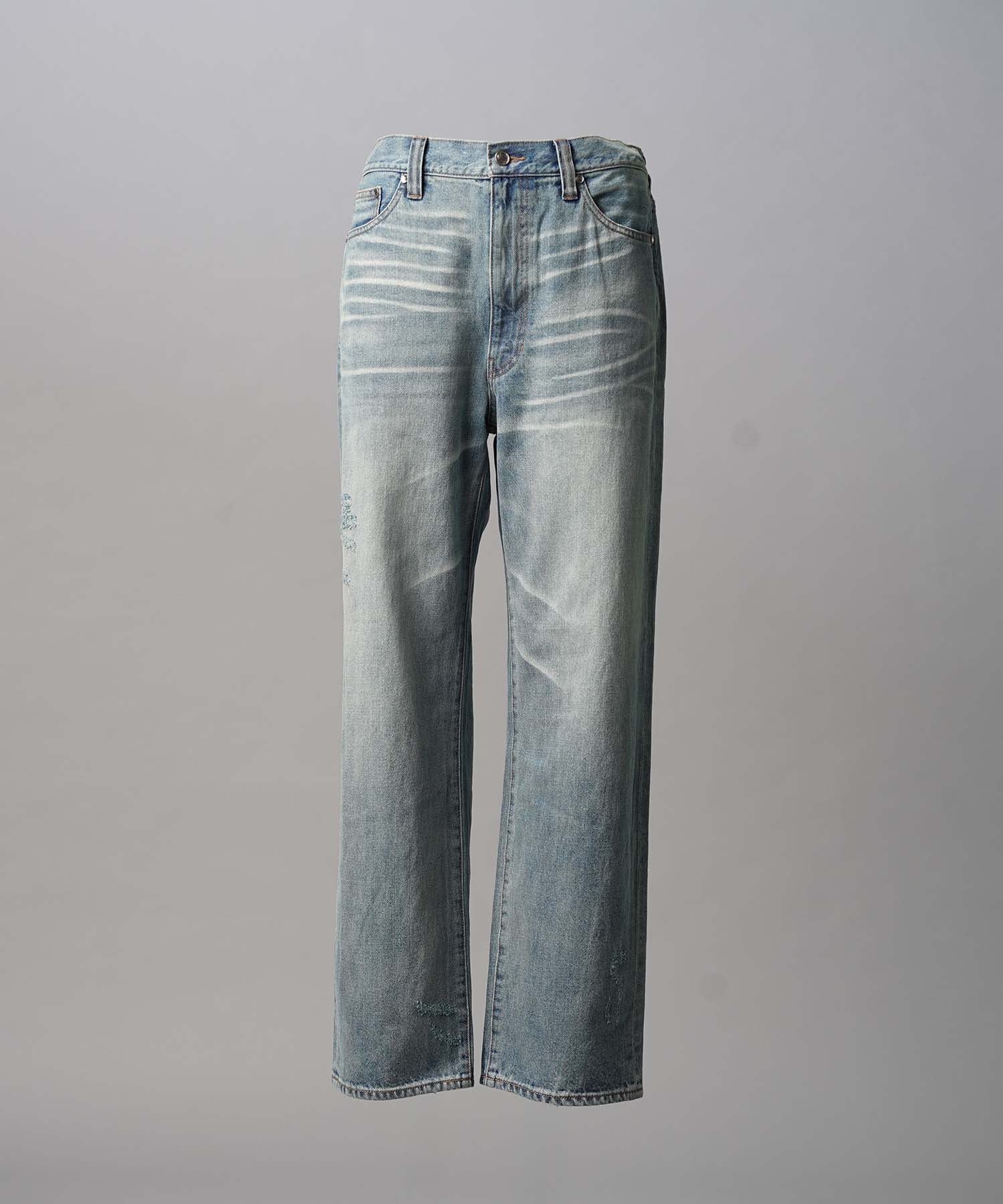 10.5oz Straight Denim Pants