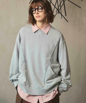 Prime-Over Crew Neck Long Sleeve Waffle T-Shirt