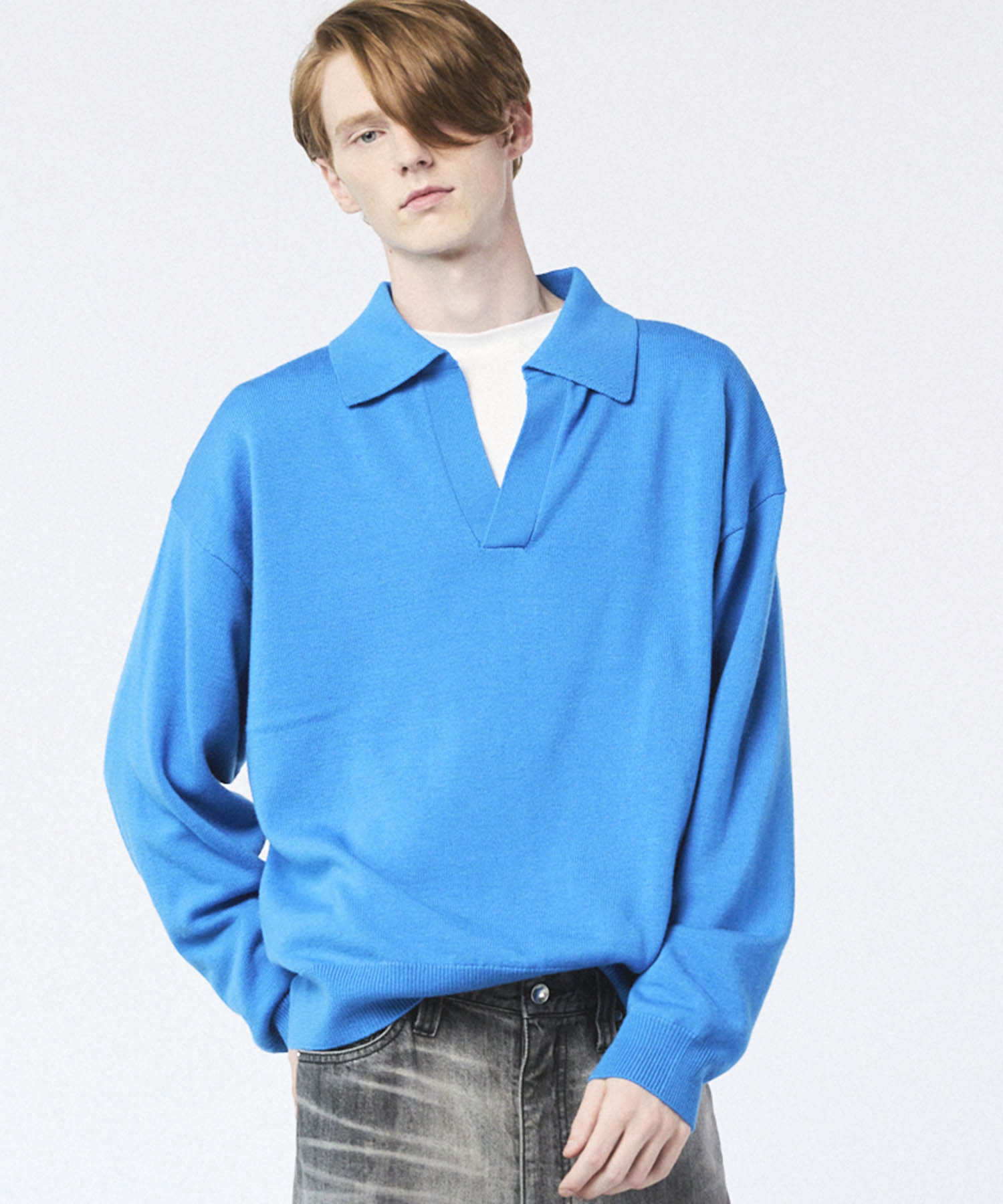 [25AW PRE-ORDER] Cashfeel Extra Fine Merino Wool Prime-Over Skipper Knit Pullover