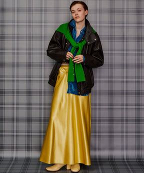 【26AUTUMN PRE-ORDER】Sheep Leather Swing Top Blouson