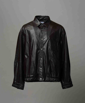 Curve Switching A Light Eco Leather Shirt