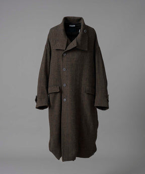 [9/27 (Fri) 12:00 Sales Start] [Italian Dead Stock Fabric] Prime-Over Stand Collar Coat