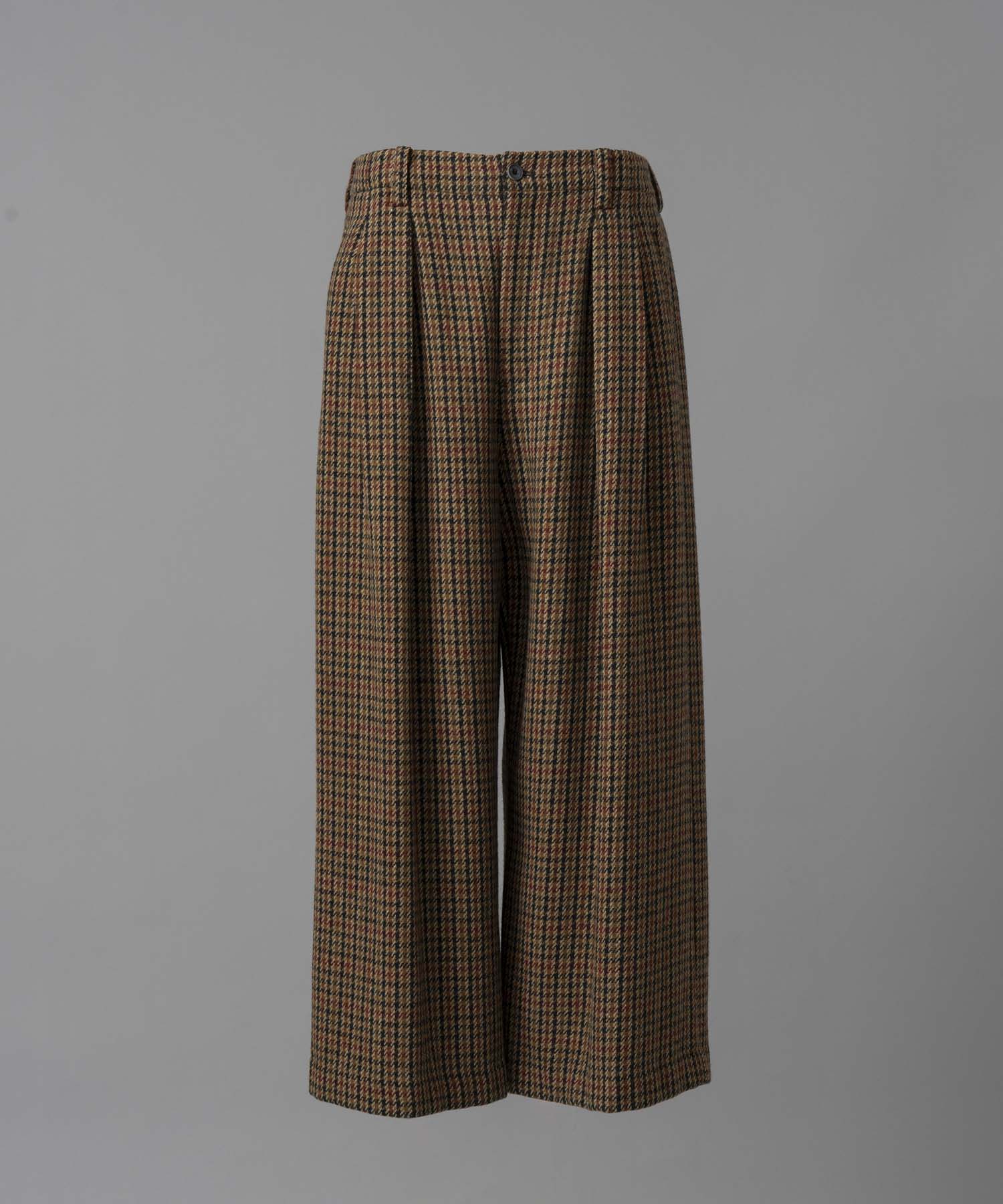 [Italian Dead Stock Fabric] Baggy Wide Pants