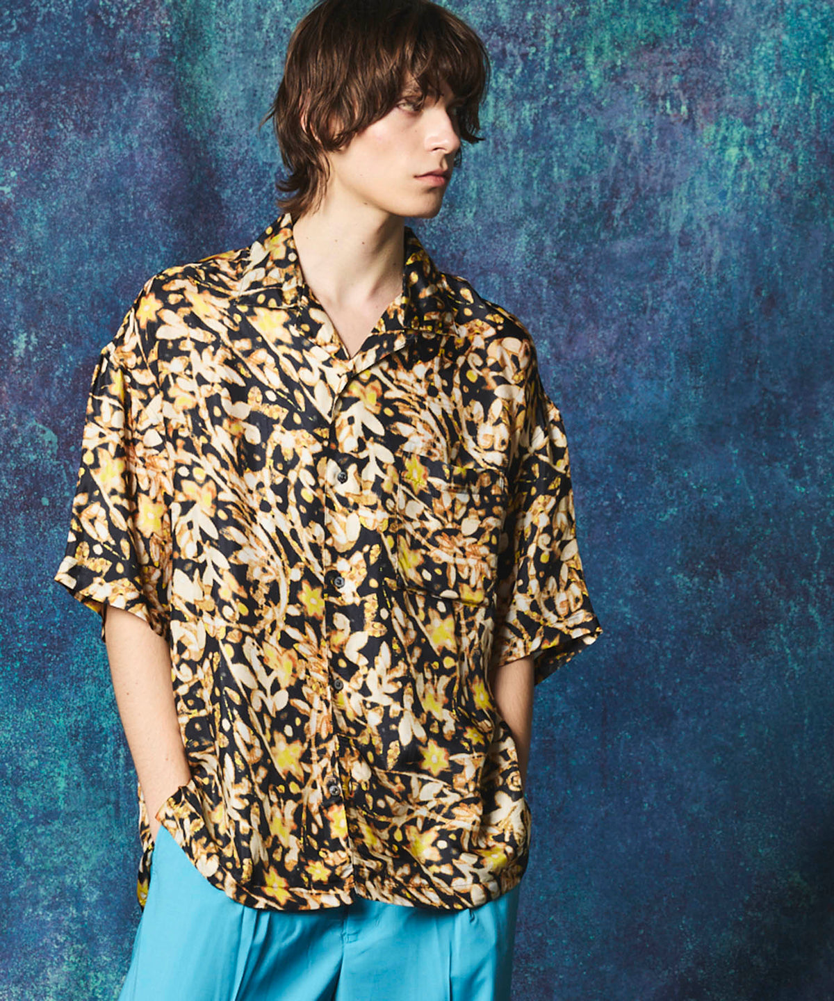 [Limited Edition] Prime-Over Short Sleeve Open Collar Shirt